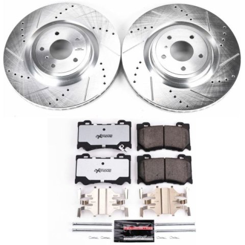 Power Stop 09-13 Infiniti FX50 Front Z26 Street Warrior Brake Kit thumbnail 1