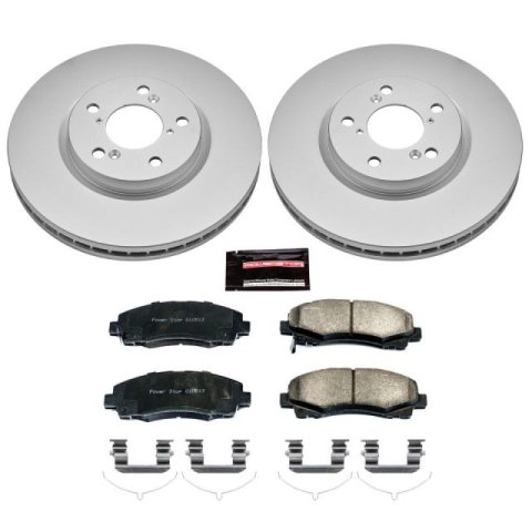 Power Stop 12-14 Honda Ridgeline Front Z17 Evolution Geomet Coated Brake Kit thumbnail 1