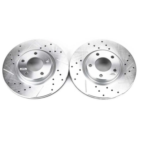 Power Stop 04-13 Mazda 3 Front Evolution Drilled & Slotted Rotors - Pair thumbnail 2