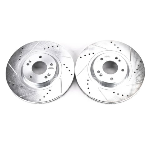 Power Stop 15-19 Kia Sedona Front Evolution Drilled & Slotted Rotors - Pair thumbnail 5