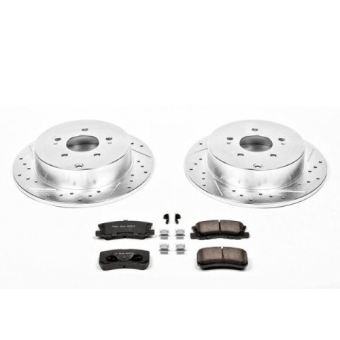 Power Stop 04-11 Mitsubishi Endeavor Rear Z23 Evolution Sport Brake Kit thumbnail 1