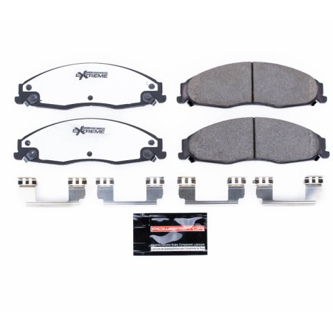 Power Stop 03-07 Cadillac CTS Front Z26 Extreme Street Brake Pads w/Hardware thumbnail 1