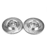 Power Stop 09-11 Volkswagen CC Front Evolution Drilled & Slotted Rotors - Pair thumbnail 1