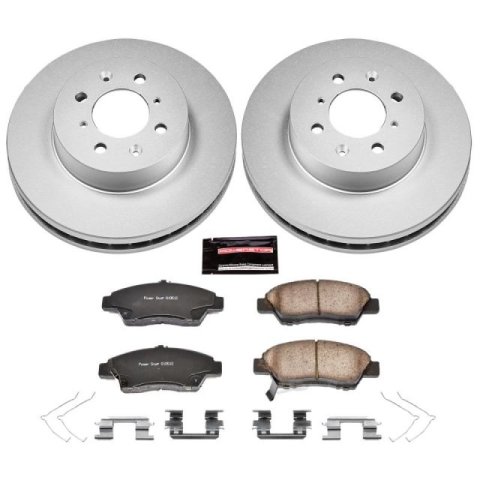 Power Stop 09-14 Honda Fit Front Z17 Evolution Geomet Coated Brake Kit thumbnail 1