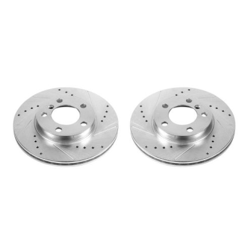 Power Stop 11-16 Mini Cooper Countryman Front Evolution Drilled & Slotted Rotors - Pair thumbnail 2