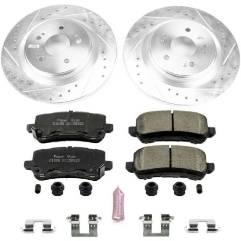 Power Stop 18-19 Honda Odyssey Rear Z23 Evolution Sport Brake Kit thumbnail 1
