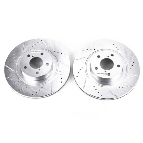 Power Stop 13-16 Scion FR-S Front Evolution Drilled & Slotted Rotors - Pair thumbnail 1