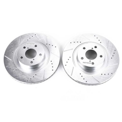 Power Stop 13-16 Scion FR-S Front Evolution Drilled & Slotted Rotors - Pair thumbnail 2