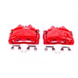 Power Stop 03-07 Cadillac CTS Front Red Calipers w/Brackets - Pair thumbnail 1