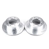 Power Stop 06-08 Dodge Ram 1500 Rear Evolution Drilled & Slotted Rotors - Pair thumbnail 1