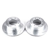Power Stop 06-08 Dodge Ram 1500 Rear Evolution Drilled & Slotted Rotors - Pair thumbnail 2