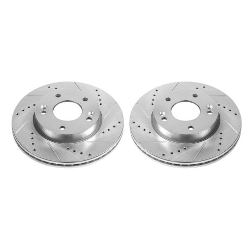 Power Stop 10-11 Kia Soul Front Evolution Drilled & Slotted Rotors - Pair thumbnail 6