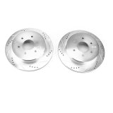 Power Stop 17-18 Nissan Titan Rear Evolution Drilled & Slotted Rotors - Pair thumbnail 1