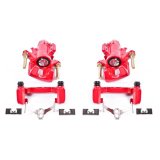 PowerStop Performance Powdercoated Brake Calipers for 1992-2000 CIVIC, 1993-1997 CIVIC DEL SOL, 1994-2001 INTEGRA - S1556 Disc Caliper, Cast Iron, Red, 1-Piston, use on Acura®, Honda®, Rear, Pair thumbnail 2