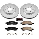 Power Stop 08-17 Buick Enclave Front Z17 Evolution Geomet Coated Brake Kit thumbnail 1