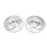 Power Stop 2018 Ford EcoSport Front Evolution Drilled & Slotted Rotors - Pair thumbnail 1