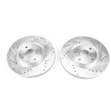 Power Stop 2018 Ford EcoSport Front Evolution Drilled & Slotted Rotors - Pair thumbnail 2