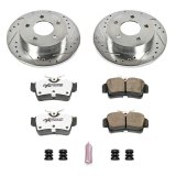 Power Stop 94-04 Ford Mustang Rear Z26 Street Warrior Brake Kit thumbnail 1