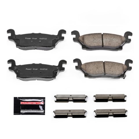 Power Stop 06-10 Hummer H3 Rear Z23 Evolution Sport Brake Pads w/Hardware thumbnail 1