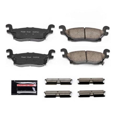 Power Stop 06-10 Hummer H3 Rear Z23 Evolution Sport Brake Pads w/Hardware thumbnail 2