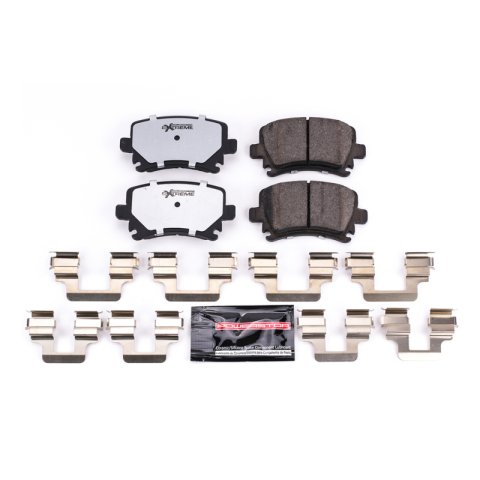Power Stop 06-09 Audi A3 Rear Z26 Extreme Street Brake Pads w/Hardware thumbnail 1