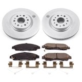 Power Stop 17-18 Cadillac XT5 Front Z17 Evolution Geomet Coated Brake Kit thumbnail 1