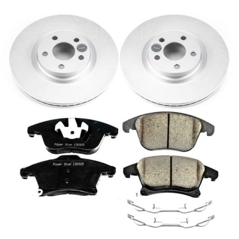 Power Stop 17-19 Lincoln MKZ Front Z17 Evolution Geomet Coated Brake Kit thumbnail 1