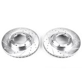Power Stop 96-97 Lexus LX450 Front Evolution Drilled & Slotted Rotors - Pair thumbnail 1