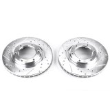 Power Stop 96-97 Lexus LX450 Front Evolution Drilled & Slotted Rotors - Pair thumbnail 2