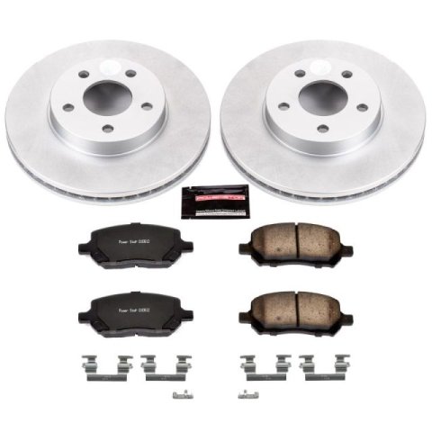 Power Stop 07-10 Chevrolet Cobalt Front Z17 Evolution Geomet Coated Brake Kit thumbnail 1