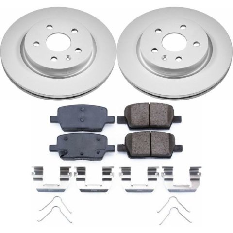 Power Stop 16-18 Cadillac CT6 Rear Z17 Evolution Geomet Coated Brake Kit thumbnail 1