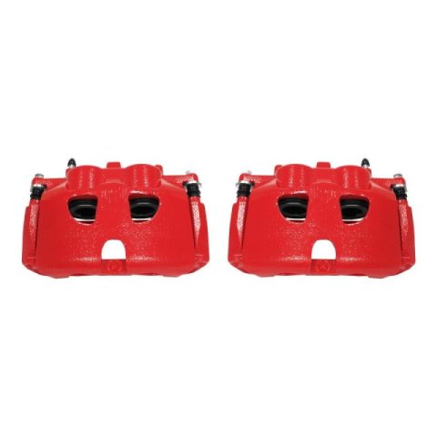 Power Stop 10-17 Ford Expedition Front Red Calipers w/Brackets - Pair thumbnail 2