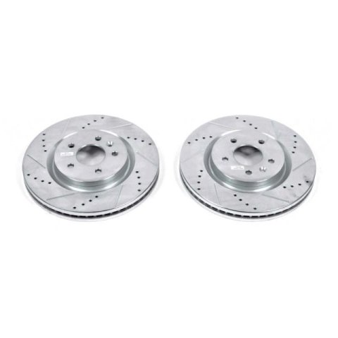 Power Stop 11-19 Ford Explorer Front Evolution Drilled & Slotted Rotors - Pair thumbnail 1