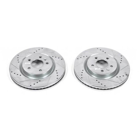 Power Stop 11-19 Ford Explorer Front Evolution Drilled & Slotted Rotors - Pair thumbnail 2