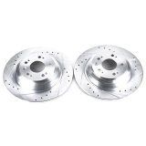 Power Stop 09-14 Acura TL Rear Evolution Drilled & Slotted Rotors - Pair thumbnail 2
