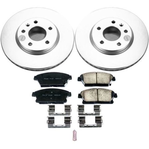 Power Stop 12-17 Buick Verano Front Z17 Evolution Geomet Coated Brake Kit thumbnail 1
