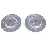 Power Stop 2018 Mercedes-Benz GLE350 Front Evolution Drilled & Slotted Rotors - Pair thumbnail 1