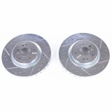 Power Stop 2018 Mercedes-Benz GLE350 Front Evolution Drilled & Slotted Rotors - Pair thumbnail 2
