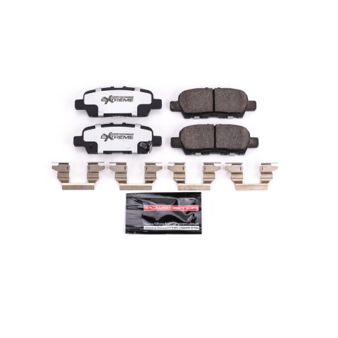 Power Stop 11-12 Infiniti EX35 Rear Z26 Extreme Street Brake Pads w/Hardware thumbnail 1