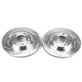 Power Stop 93-95 Mazda RX-7 Rear Evolution Drilled & Slotted Rotors - Pair thumbnail 2