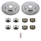 Power Stop 06-13 Chevrolet Corvette Rear Z26 Street Warrior Brake Kit thumbnail 1