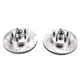 Power Stop 10-11 Ford Ranger Front Evolution Drilled & Slotted Rotors - Pair thumbnail 1