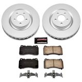 Power Stop 07-14 Ford Mustang Front Z17 Evolution Geomet Coated Brake Kit thumbnail 1