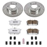 Power Stop 98-10 Volkswagen Beetle Rear Z26 Street Warrior Brake Kit thumbnail 1