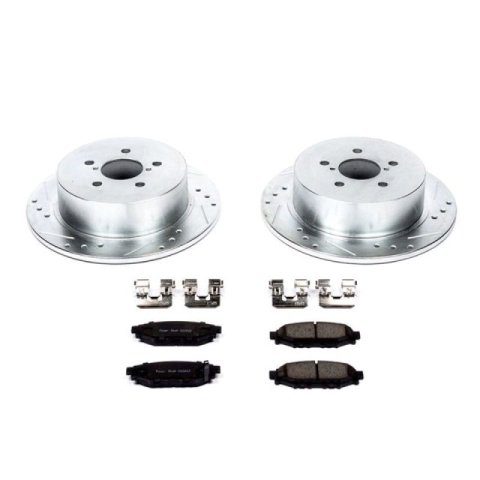 Power Stop 05-09 Subaru Legacy Rear Z23 Evolution Sport Brake Kit thumbnail 1