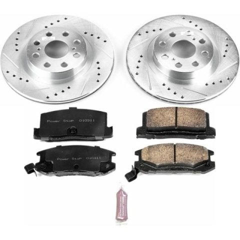 Power Stop 00-05 Toyota MR2 Spyder Rear Z23 Evolution Sport Brake Kit thumbnail 1
