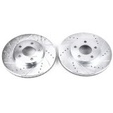Power Stop 07-10 Chevrolet Cobalt Front Evolution Drilled & Slotted Rotors - Pair thumbnail 1