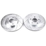 Power Stop 07-10 Chevrolet Cobalt Front Evolution Drilled & Slotted Rotors - Pair thumbnail 2