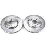 Power Stop 03-05 Cadillac CTS Front Evolution Drilled & Slotted Rotors - Pair thumbnail 1