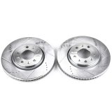 Power Stop 03-05 Cadillac CTS Front Evolution Drilled & Slotted Rotors - Pair thumbnail 2